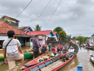 PERKEMBANGAN SITUASI WILAYAH TERDAMPAK BANJIR MUSIMAN AKIBAT LUAPAN SUNGAI RAWAS
