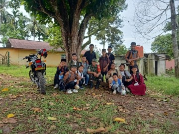 Babinsa Koramil 406-08/Lubuklinggau Gelar Komsos, Ingatkan Anak-Anak untuk Jaga Ketertiban Selama Ramadan