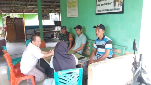 Babinsa Koramil 406-01/Rawas Ulu Laksanakan Komsos Tentang Keamanan dan Ketertiban Masyarakat