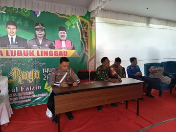 Pengamanan Di Pos Pengamanan Idul Fitri oleh TNI, Polri, dan Instansi Lain Demi Kenyamanan Masyarakat