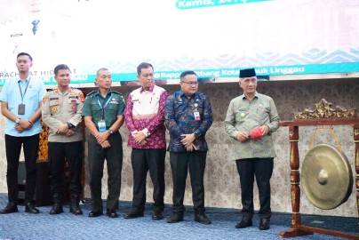 KEPALA STAF KODIM 0406/LUBUKLINGGAU HADIRI ACARA MUSRENBANG RKPD KOTA LUBUKLINGGAU TAHUN 2026