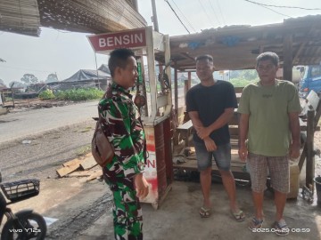 Babinsa Koramil 406-04/Muara Lakitan Aktif Laksanakan Komsos di Desa Prabumulih 2