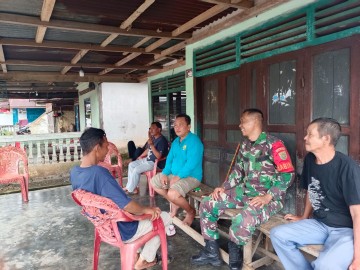 Babinsa Koramil 406-09 Terawas Ajak Warga Selangit Jaga Ketertiban dan Dukung Kemajuan Kelurahan