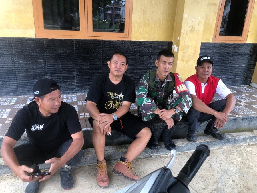 Serda Muh. Fauzi Laksanakan Komsos, Ingatkan Warga Desa Lawang Agung Bahaya Judi Online