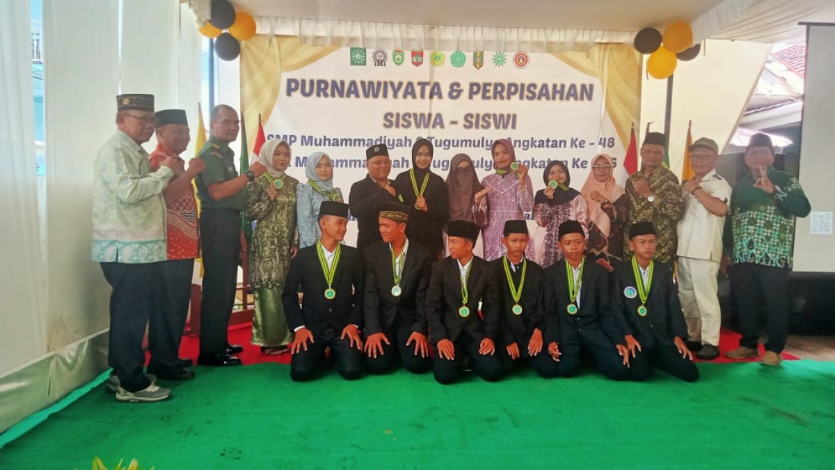 Danramil 406-06/Tugumulyo Hadiri Acara Purnawiyata ke-36 SMA Muhammadiyah 2 Tugumulyo