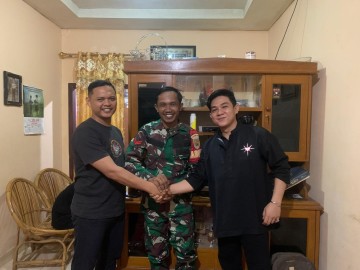 Babinsa Koptu Siswanto Laksanakan Kunjungan Silaturahmi ke Rumah Pembina PSHT