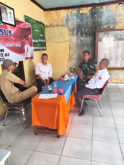 KOMUNIKASI SOSIAL BABINSA KORAMIL 406-05/MUARA KELINGI BERSAMA APARATUR DESA DAN MASYARAKAT DESA PELAWE