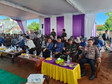 Babinsa Koramil 406-06/Tugumulyo Hadiri Peletakan Batu Pertama Pembangunan Rumah Sakit Sudirjo di Desa Trikoyo