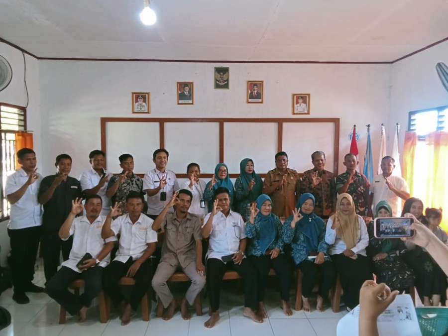 Babinsa Koramil 406-06/Tugumulyo Hadiri Kegiatan Fasilitasi Pendidikan Anti Narkoba dalam Keluarga di Desa Durian Remuk