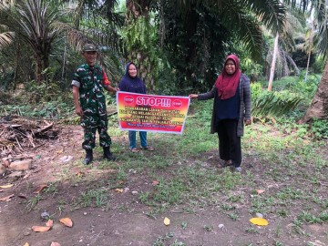 Babinsa Koramil 406-03/Rupit Ajak Warga Stop Membakar Hutan