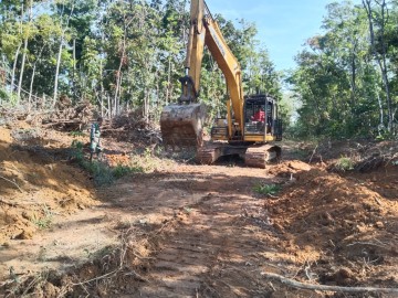 Satgas TMMD ke-125 Kodim 0406/Lubuklinggau Buka Jalan Sepanjang 1,9 Km di Desa Kota Baru SP 7 Kecamatan Bts Ulu Kabupaten Musi Rawas
