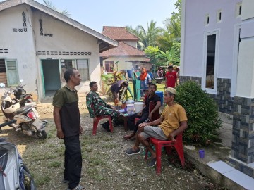 Babinsa Koramil 406-01/Rawas Ulu Laksanakan Komsos Penanggulangan Karhutla di Wilayah Binaan