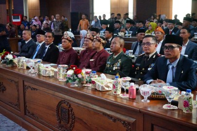 PABUNG MUSI RAWAS HADIRI RAPAT PARIPURNA DPRD KOTA LUBUKLINGGAU DALAM RANGKA HUT KOTA LUBUKLINGGAU KE-24