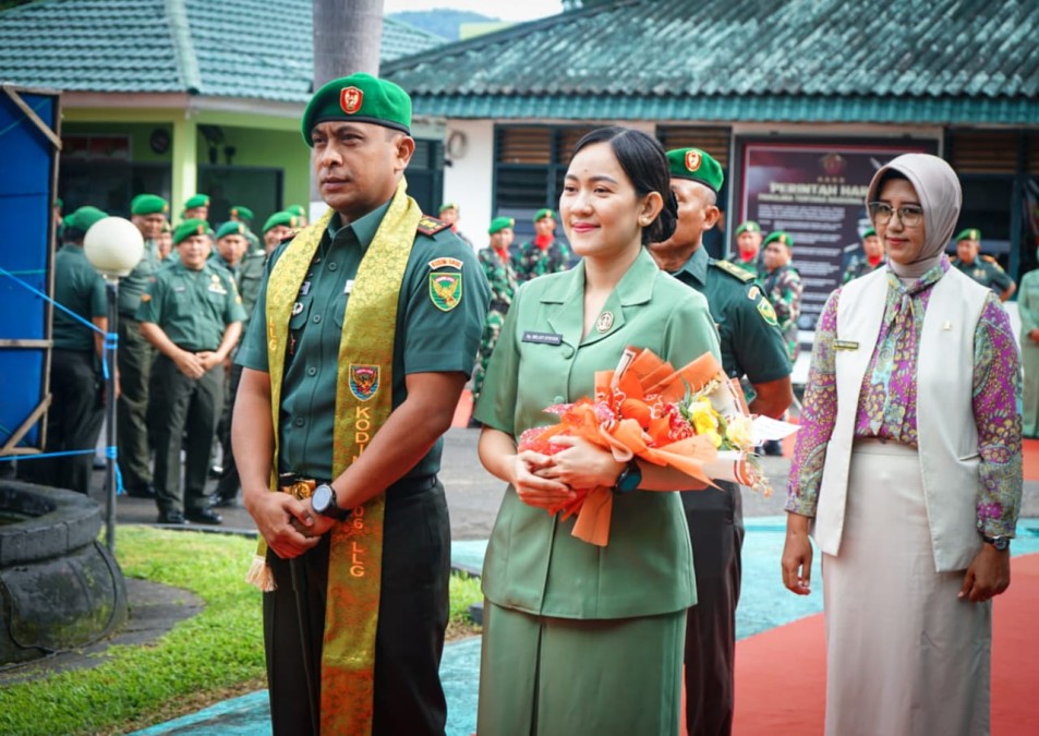 Kodim 0406/Lubuklinggau Gelar Acara Penyambutan dan Pelepasan Dandim