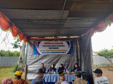 Babinsa Koramil 406-08/Lubuk Linggau Hadiri Sosialisasi Pelatihan Kader Kesehatan Masyarakat