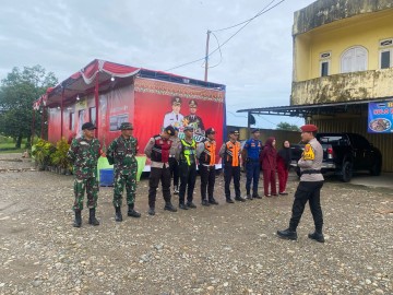 Babinsa Koramil 406-01/Rawas Ulu Laksanakan Apel Pengamanan Nataru