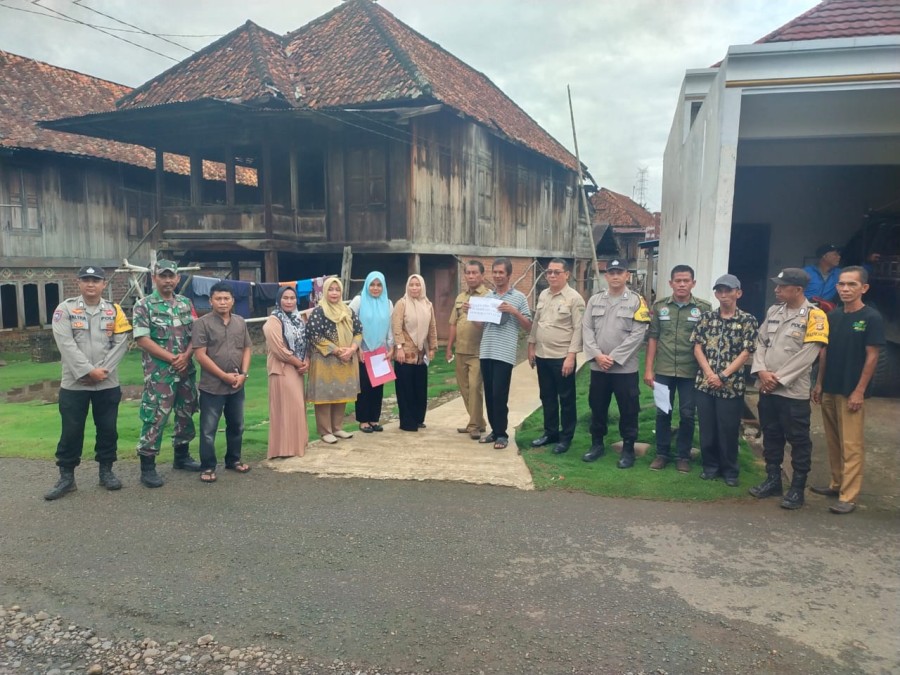 Babinsa Koramil 06/Tugumulyo Hadiri Pengecekan Pembangunan Titik 100% di Desa Lubuk Besar