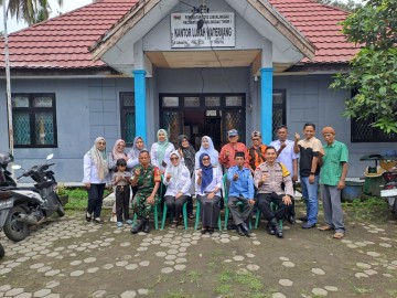 Babinsa Koramil 406-10/Lubuklinggau Timur Hadiri Acara Pisah Sambut Lurah Watervang