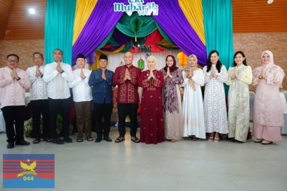 Letkol INF Danny Steven Surbakti S.A.P., M.M Gelar Silaturahmi Halal Bihalal ke Tiga Pejabat Daerah di Hari Pertama Idul Fitri