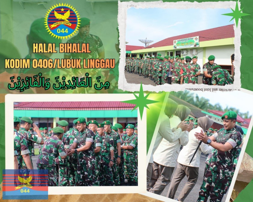 Kodim 0406/Lubuklinggau Gelar Halalbihalal, Perkuat Silaturahmi dan Komitmen Tugas