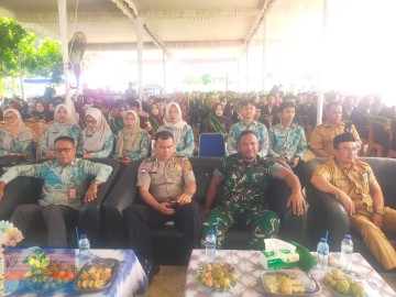 Babinsa Koramil 406-06/Tugumulyo Hadiri Acara Wisuda SMK Negeri Purwodadi