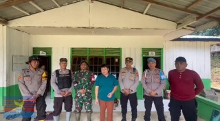 BABINSA KORAMIL 406-02/RAWAS ILIR BERSAMA POLSEK LAKSANAKAN PENGAMANAN IBADAH KENAIKAN YESUS KRISTUS