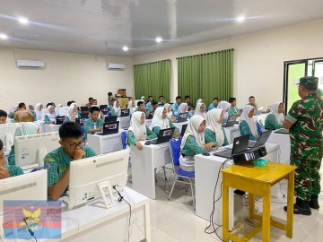 60 Pelajar SMA se-Kota Lubuklinggau Ikuti Rikpsi Korps Kadet Republik Indonesia Secara Online