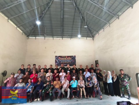 TIM SOSIALISASI KARHUTLA MABES TNI — KECAMATAN NIBUNG, KABUPATEN MURATARA
