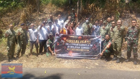 Tim sosialisasi Mabes TNI Perkuat Sinergi di Polres Lubuk Linggau dan Kawasan Konservasi