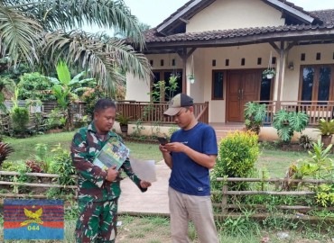 Babinsa Koramil 406-02/Rawas Ilir Sosialisasikan Penerimaan Tamtama, Bintara dan Perwira PK TNI AD Gelombang IV Tahun 2026